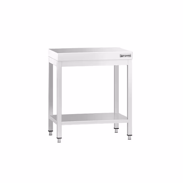 طاولة عمل ستانلس ستيل PREMIUM - 700x600mm - مع رف سفلي