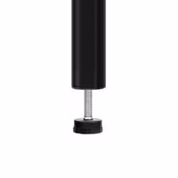 رفوف فولاذية - 900x450mm - عمق: 450 mm - 4 رفوف (قابلة للتعديل) - أسود - الحمولة: 180 kg