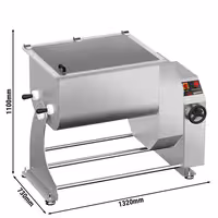 Mješalica za meso električna - kapacitet 150 kg - 4,5 kW - reverzibilno miješanje