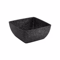 (6 adet) Kase - FROSTFIRE - Alüminyum - 1,5L - köşeli - 190x190mm - Derinlik:90mm - Gri-benekli