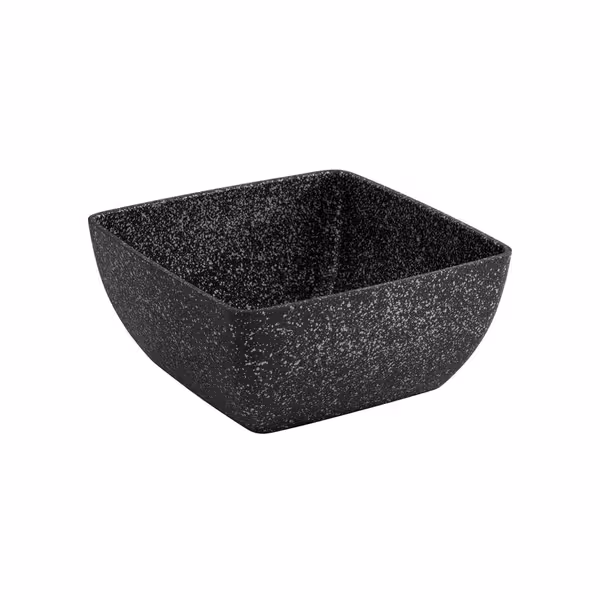 (6 adet) Kase - FROSTFIRE - Alüminyum - 1,5L - köşeli - 190x190mm - Derinlik:90mm - Gri-benekli