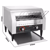 Tračni toster - Mehaničko - 2,6 kW - kapacitet 450–500 kriški/sat