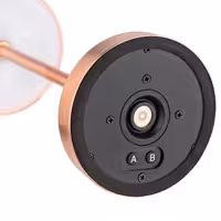 LED Table Lamp - ALVA MICRO - Rechargeable - Cordless - 3-step dimmable - Ø80mm - Copper - with Charging Dock