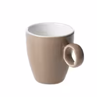 (6 kom) BART COLOUR CAFE - Šalica za espresso - 65 ml - Smeđa