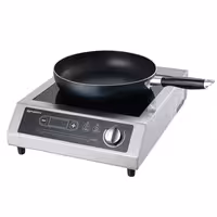 (2 kom) Indukcijsko kuhalo - 360x460x129 mm - 3,5 kW - 1 indukcijskih zona - nadpultni - sastavljeno od Touch Control i ručni kotačić - visokoučinkoviti model