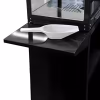 Commercial Popcorn Machine incl. Trolley - 1.46kW - 5kg/h - with 1 kettle - Black
