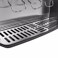 GASTRO-COOL | Rashladna vitrina za pića - 480 mm - 65 l - s 1 staklena krilna vrata & reklamnim zaslonom & LED osvjetljenjem - crni