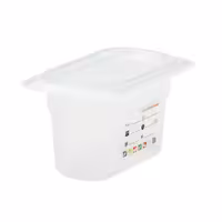 (6 pieces) CAMBRO | SafeTrak – Polypropylene – GN 1/9 container – translucent – height: 100mm
