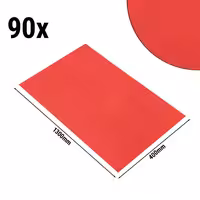 (90 pcs) Damask Table Runner Vienna - 40x130cm - Fiery Red