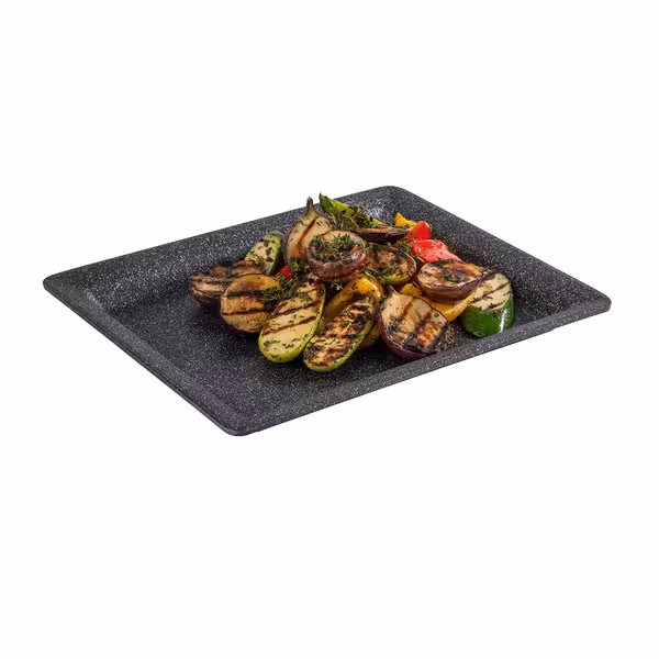 (6 Stécker) GN-Blech 1/2 – FROSTFIRE – Aluminium – Héicht: 30 mm – gro