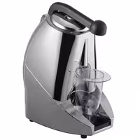 Commercial Electric Citrus Juicer - 570W - 10.31kg - with press arm, dishwasher-safe parts up to 90°C - Silver (Single)
