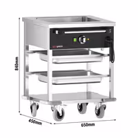 Toplovodna kupka grijana kolica - 1 kW - GN 1/1