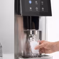 Ice and water dispenser with integrated ice maker - 60 kg/24 h - Touch