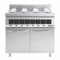 Künefe forn tal-gass – 22 kW – 8 brulaturi – inkluża l-unità bażi b'2 bibien