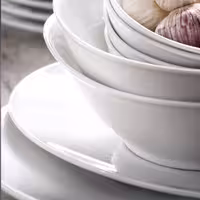 (6 adet) WHITE DELIGHT - Düz Tabak Yuvarlak - Porselen, Ø320mm, Beyaz