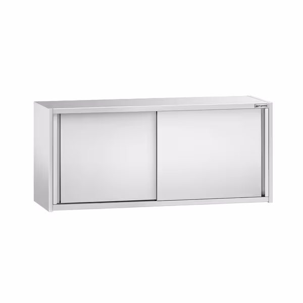خزانة حائط ستانلس ستيل PREMIUM - 1600x400mm - مع باب انزلاقي - ارتفاع 650 mm