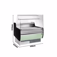 Serve Over Counter - 998x953mm - with 1 door - front panel light green