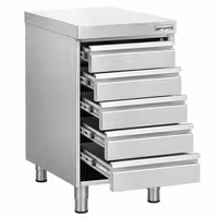 Ormarić s pet ladica za kuglice tijesta – 500 x 700 mm
