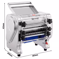 Električni stroj za tjesteninu s valjkom za tijesto – duljina valjka 240 mm – 8 kg/h