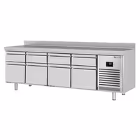Aukstuma galds PREMIUM PLUS - 2452x600 mm - 510 l - Ar apmali