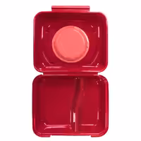 (20 kom) Menubox (višekratni) - 600 ml - 2-dijelna - 240x190x90 mm - sa stapanjem - himbeerrot/altrosa