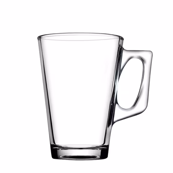 (24 adet) Kulplu Cam Bardak - AQUA - 250 ml