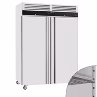 Szafa mroźnicza ECO – stal nierdzewna – 1200 L – z 2 drzwiami