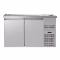 Direct Draw Beer Dispenser / Kegerator PREMIUM PLUS - 1550x700mm - Double Solid Doors