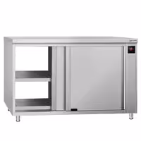 ECO ormar za grijanje – 1200 x 600 mm – s otvorom za posluživanje i kliznim vratima – digitalni
