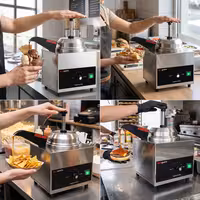 Grijani dispenzer za umake - za topli sir i čokoladu - 4,4 l - 550 W - s grijanim izljevom