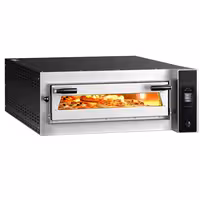 Electric Deck Pizza Oven - Single Deck - Refractory Stone Deck - 6 x Ø 35cm (13.8") - Touchscreen Controls - up to 400°C