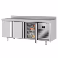 Zamrzni pult PREMIUM PLUS - 1960x600 mm - 385 l - Ventilirano hlađenje - s 3 vrata - Podignuti rub