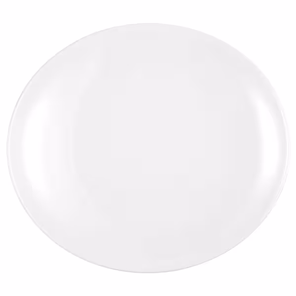(2 Adet) SELTMANN WEIDEN | Tabak - düz oval - 340x301 mm - Beyaz