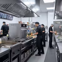 Commercial High Speed Oven - Touchscreen - 3.5kW - Stainless Steel - Ventless - incl. Pizza Tray, Mesh Basket, Non-stick Baking Tray | 80% Faster Cooking