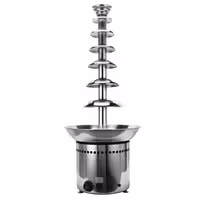 Commercial Chocolate Fountain - Cascade Waterfall - 7-Tier - Capacity: 12kg - 400W - Height: 1000mm