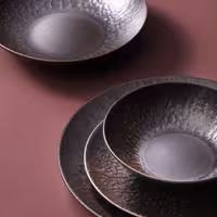 (6 adet) Tatlı / Salata Kasesi - Steinzeug - Rust - yuvarlak - Ø170mm - Kahverengi