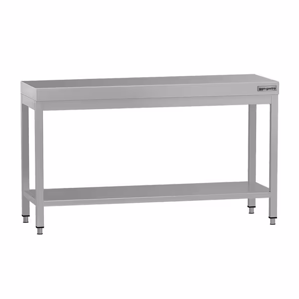 طاولة عمل ستانلس ستيل ECO - 1500x600mm - مع رف سفلي