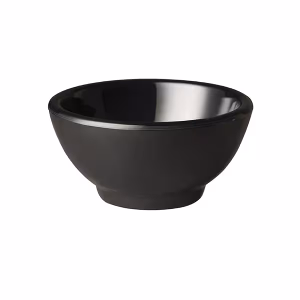 (6 adet) Ramekin (Sos Kasesi) - PURE - Melamin - 90ml - yuvarlak - Ø90mm - Siyah
