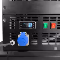 Display Fridge - 820mm - 110 Litres - with 1 hinged glass door - LED lighting - digital controller with temperature display - Temperature range 2 to 12 °C
