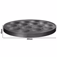 Plate for Gas Crêpe Maker CGOM5 - 14 Moulds - Ø400mm