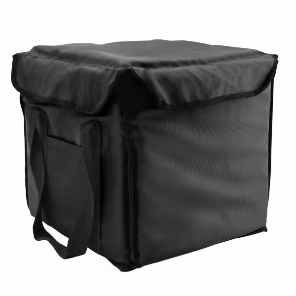 BurgerBag Pro - Sac de livrare încălzit - pentru 12 de cutii de burgeri - negru
