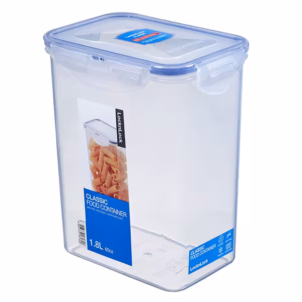 (6 komada) LOCKnLOCK klasična multifunkcionalna kutija, 1,80 litre – visina: 183 mm – prozirna