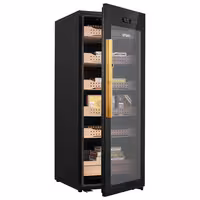 Oрмаrić za cigare (humidor) sa senzorom otiska prsta i aplikacijom za upravljanje – 200 litara – prima 1.200 cigara – 6 ladica