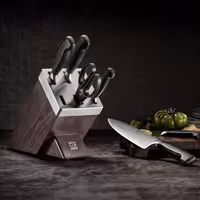 ZWILLING | FOUR STAR SharpBlock - självslipande knivblock - 7-delars - brun