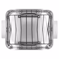 DEMEYERE | Industry 5 Roasting Pan – 390×330 mm Rectangular, XL Oven Only – Roasting Rack Included – 18/10 Stainless Steel