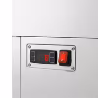 Commercial cake display fridge - 686L - 1200mm - Double glazing - square - with 3 adjustable shelves - Black