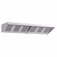 Profesionalna zidna napa - 3200 mm - labirintni filter i rasvjeta