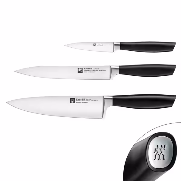 ZWILLING | ALL * STAR - Set noževa - 3 komada - Srebrna boja