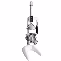 Heavy Duty Lever Citrus Press - White - Stainless Steel