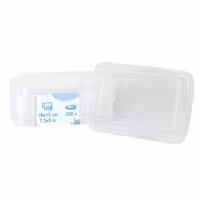 (300 pcs) Food Lidding Tray Polypropylene - 187x128mm - Transparent